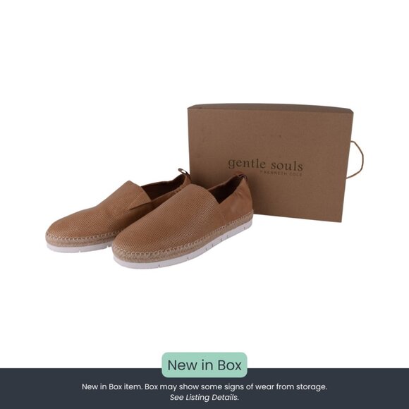 Gentle Souls by Kenneth Cole Liz Journey Sporty 2 Slip-On Shoes – Tan - Size 9M - Picture 1 of 8